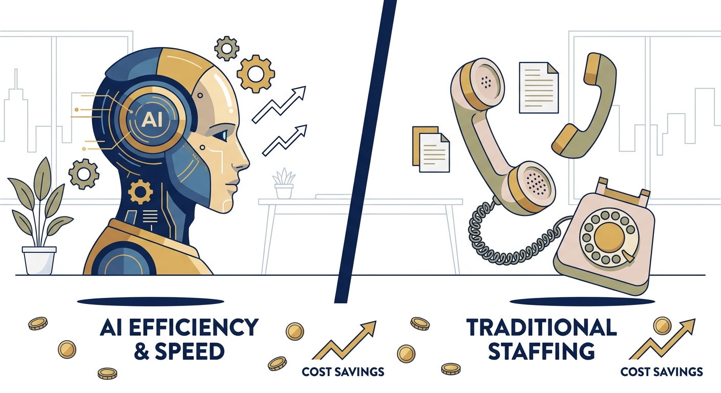 Virtual vs. AI Receptionist: Which One Saves More Money in 2026?