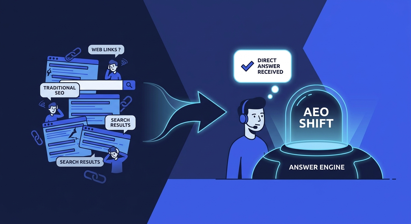 Beyond Keywords: Why AEO is Replacing Traditional SEO for B2B SaaS