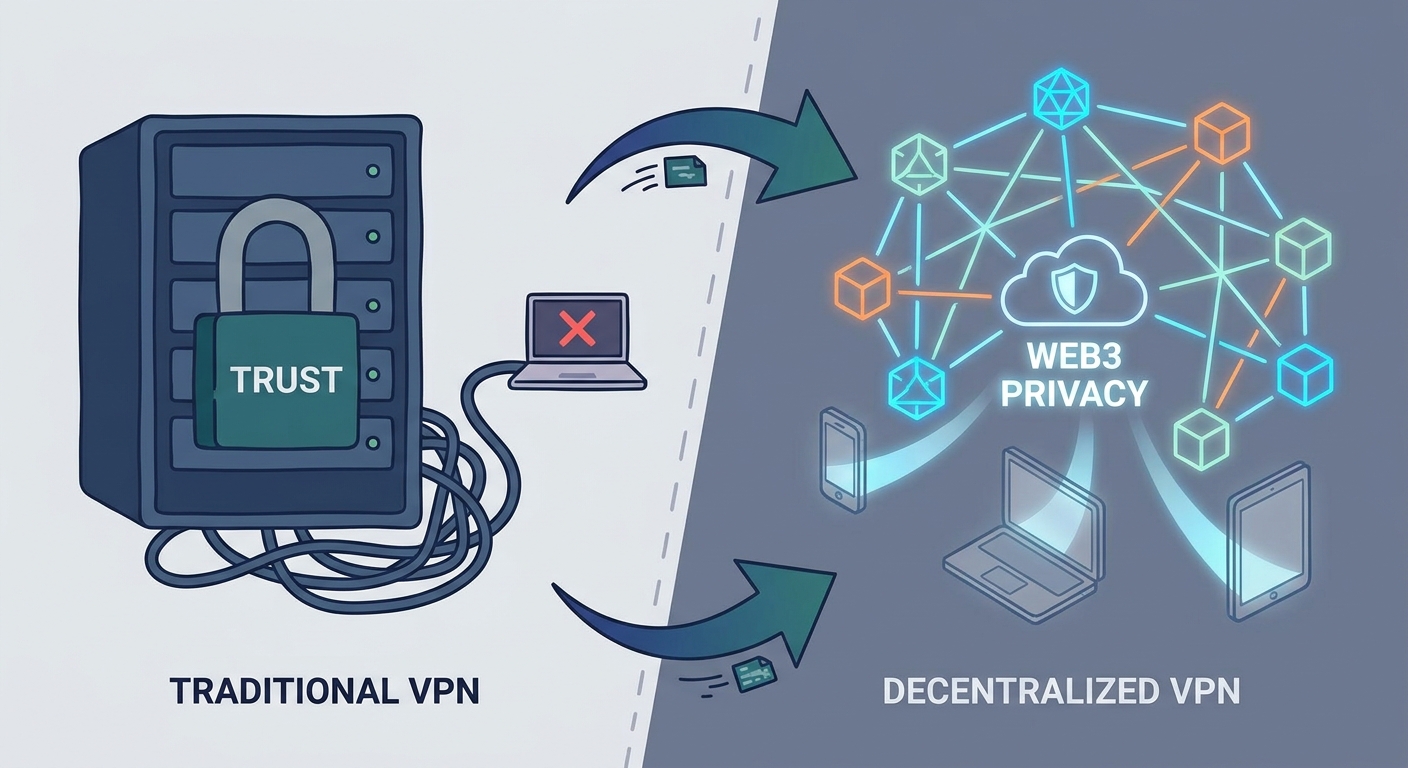 dVPN vs. Traditional VPN: Why Web3 Privacy is the Future of Decentralized Internet Access