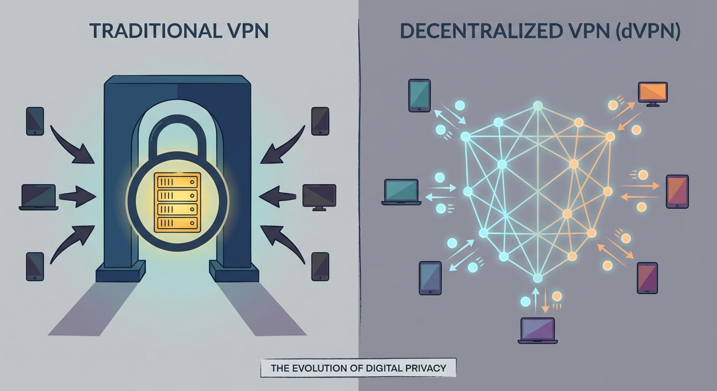 Decentralized VPN vs. Traditional VPN: Which P2P Technology Offers Better Security?