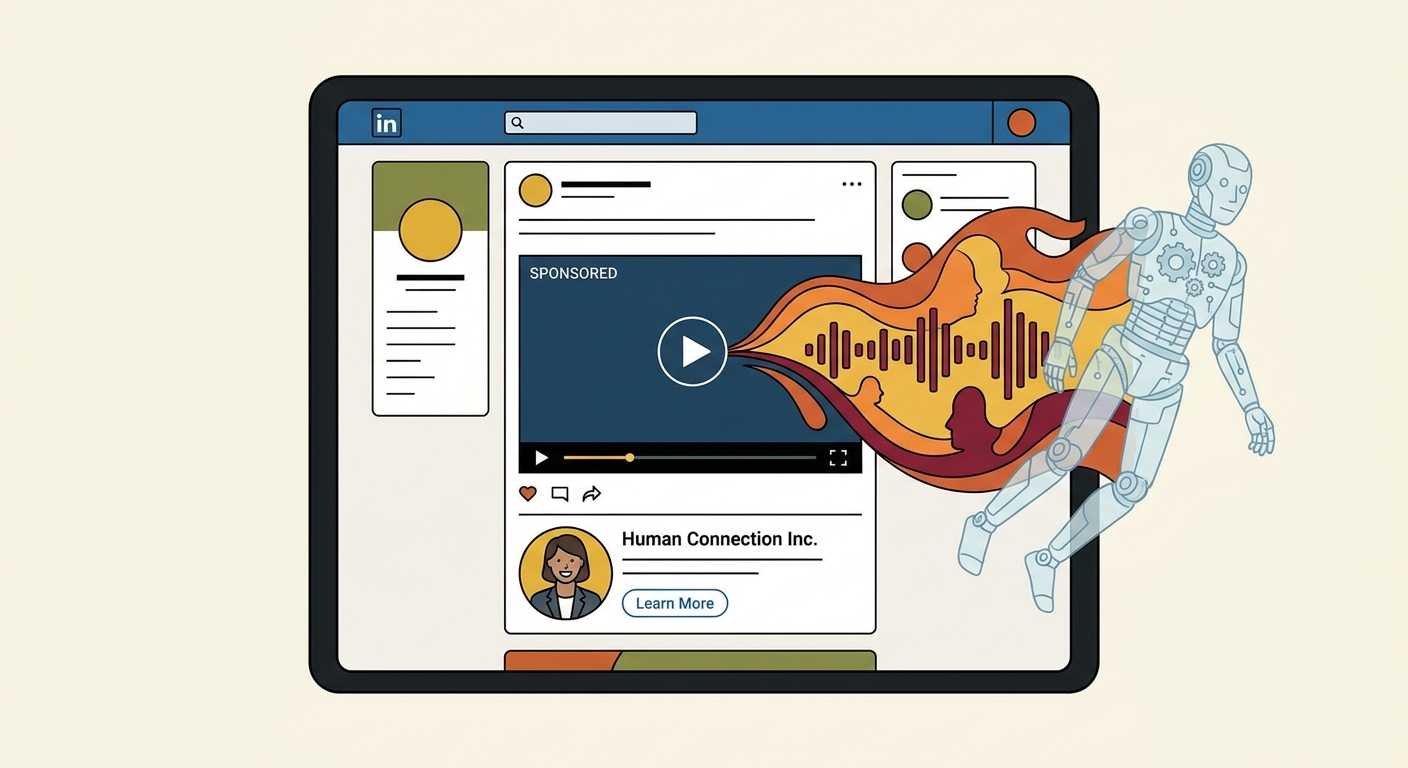 AI Voiceovers for LinkedIn Video Ads: What's Working in 2026