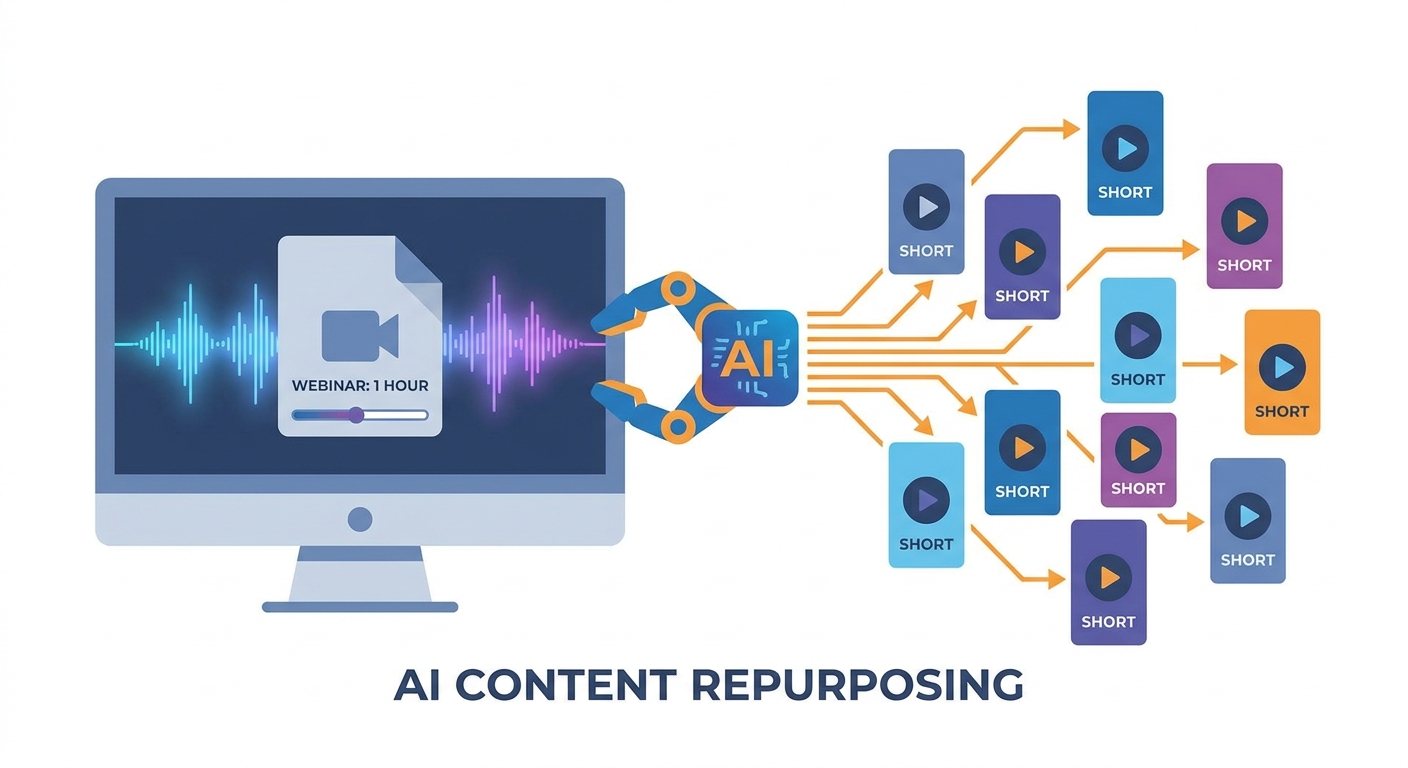 Turning One Webinar Into 10 Short-Form Videos With AI Voice
