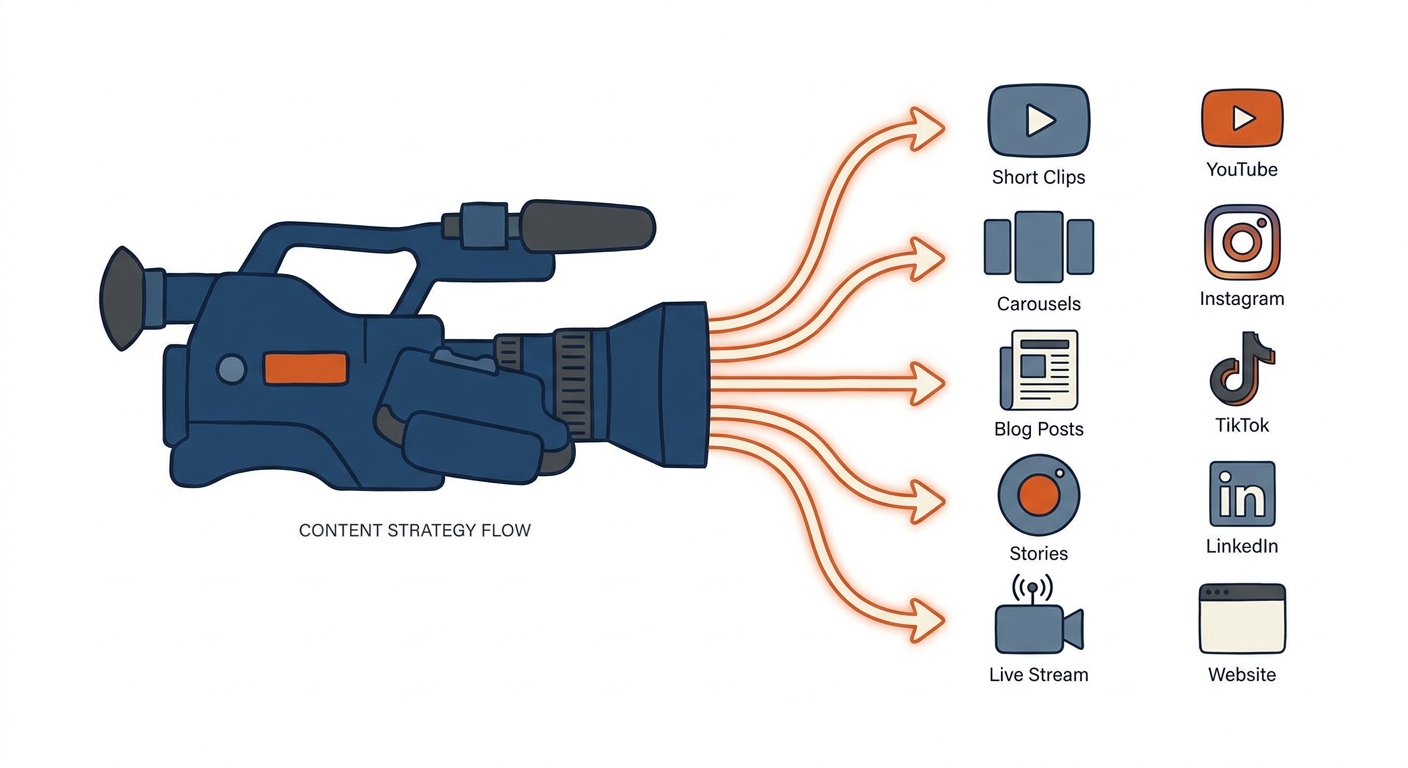Content Repurposing Tools: How to Turn One Video into a Month of Social Content