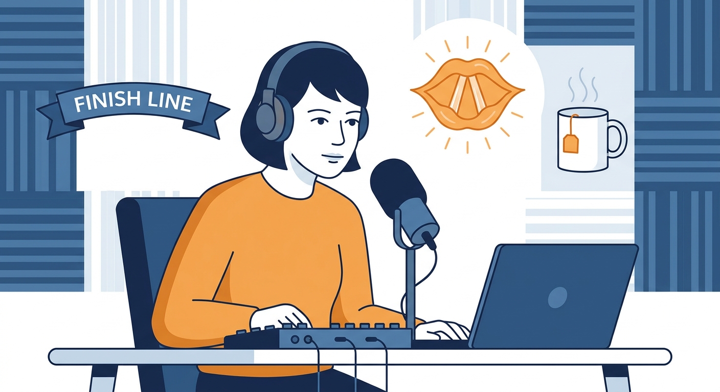 How to Narrate a 10-Hour Course Without Losing Your Voice (Or Your Mind)