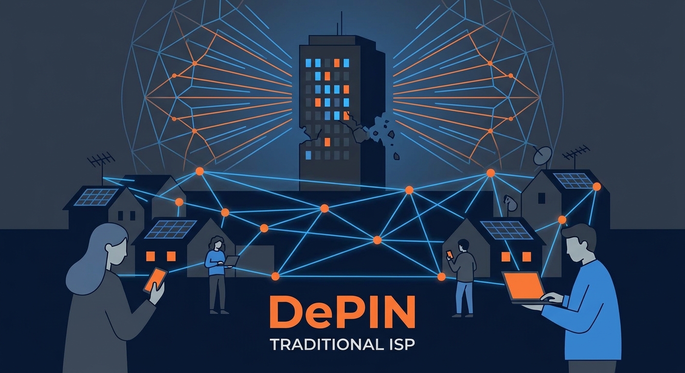 The Rise of DePIN Projects: How Blockchain Bandwidth Sharing is Disrupting ISPs