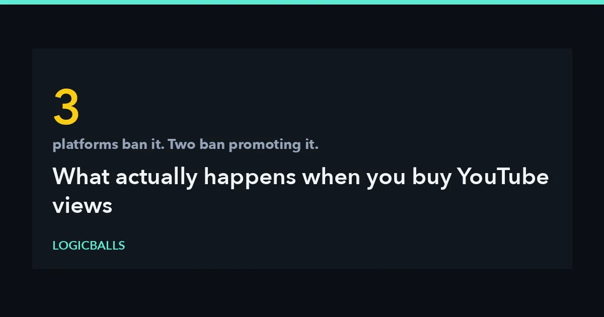 What Actually Happens When You Buy YouTube Views