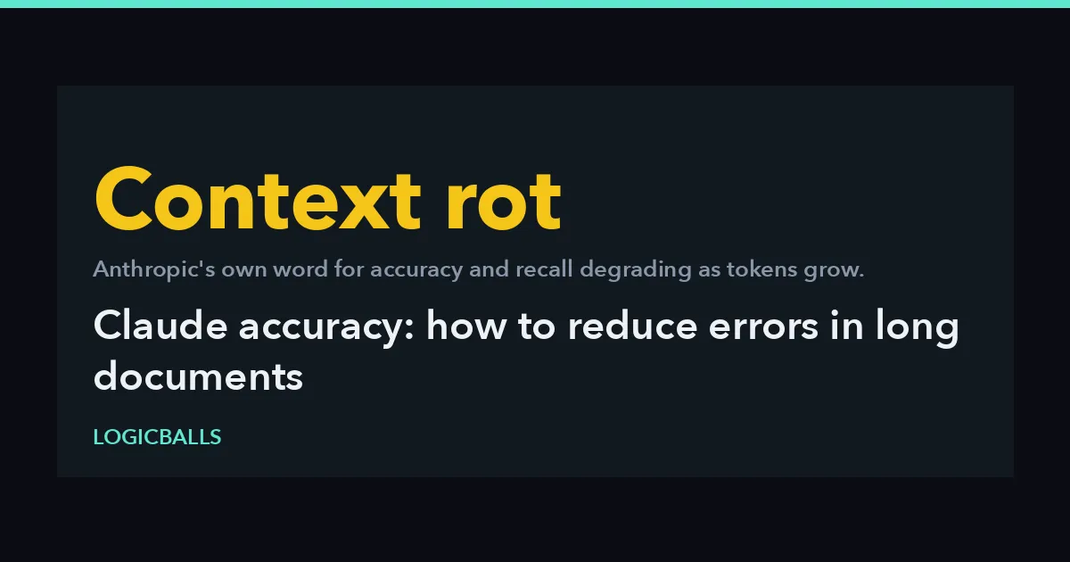 Claude Accuracy: How to Reduce Errors in Long Documents