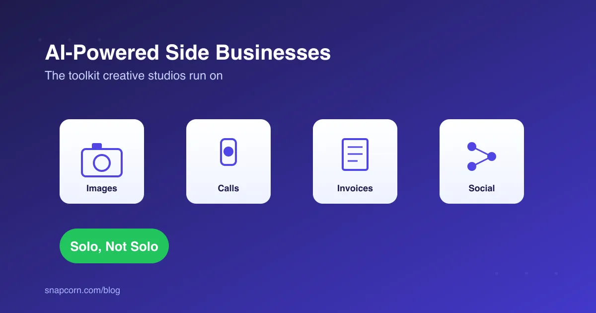 Why Creative Professionals Are Building AI-Powered Side Businesses (And the Tools They Use)