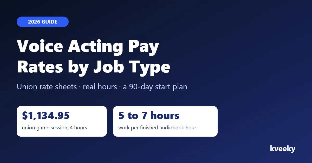What Type of Voice Acting Pays the Most? Rates, Hours and How to Start (2026)