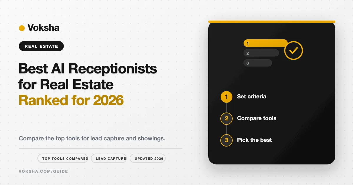Best AI Receptionist for Real Estate Agents