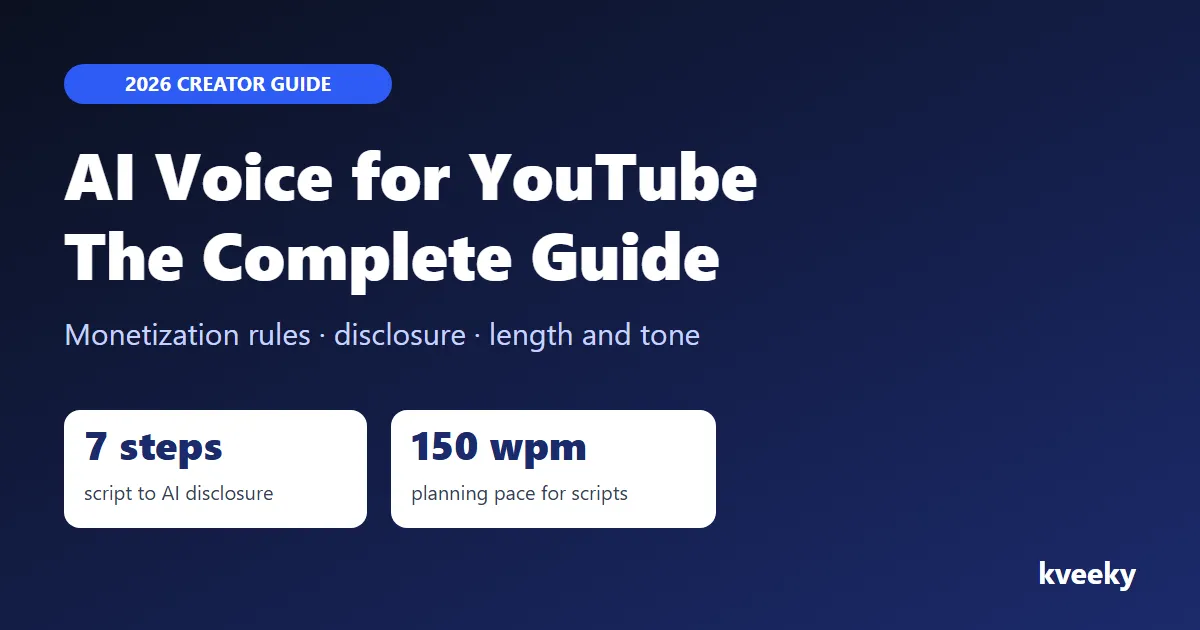 AI Voice for YouTube: The Complete Guide for Creators (2026)