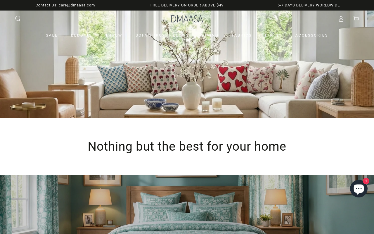 Screenshot of DMAASA